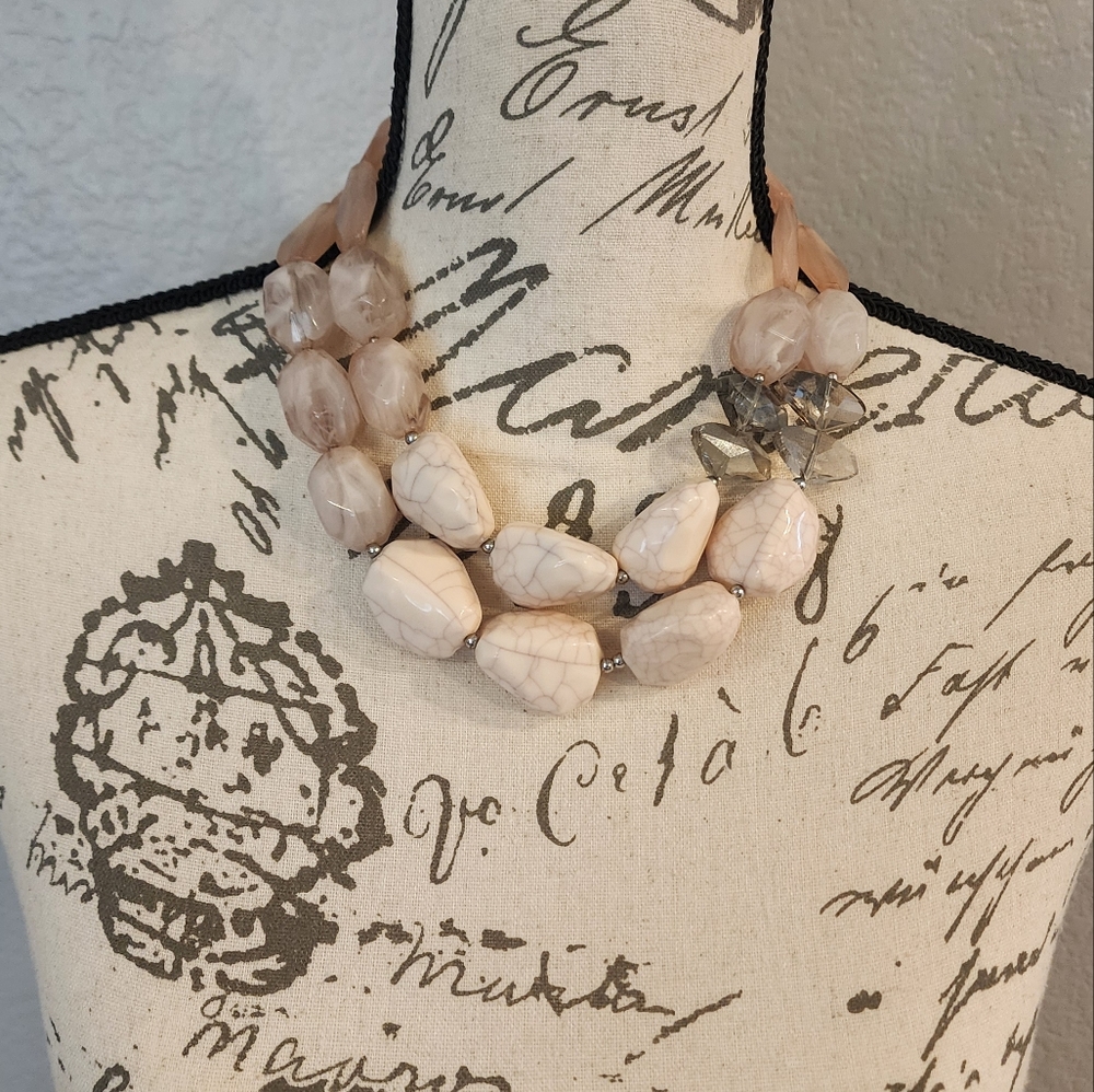 Statement Large Beaded Necklace